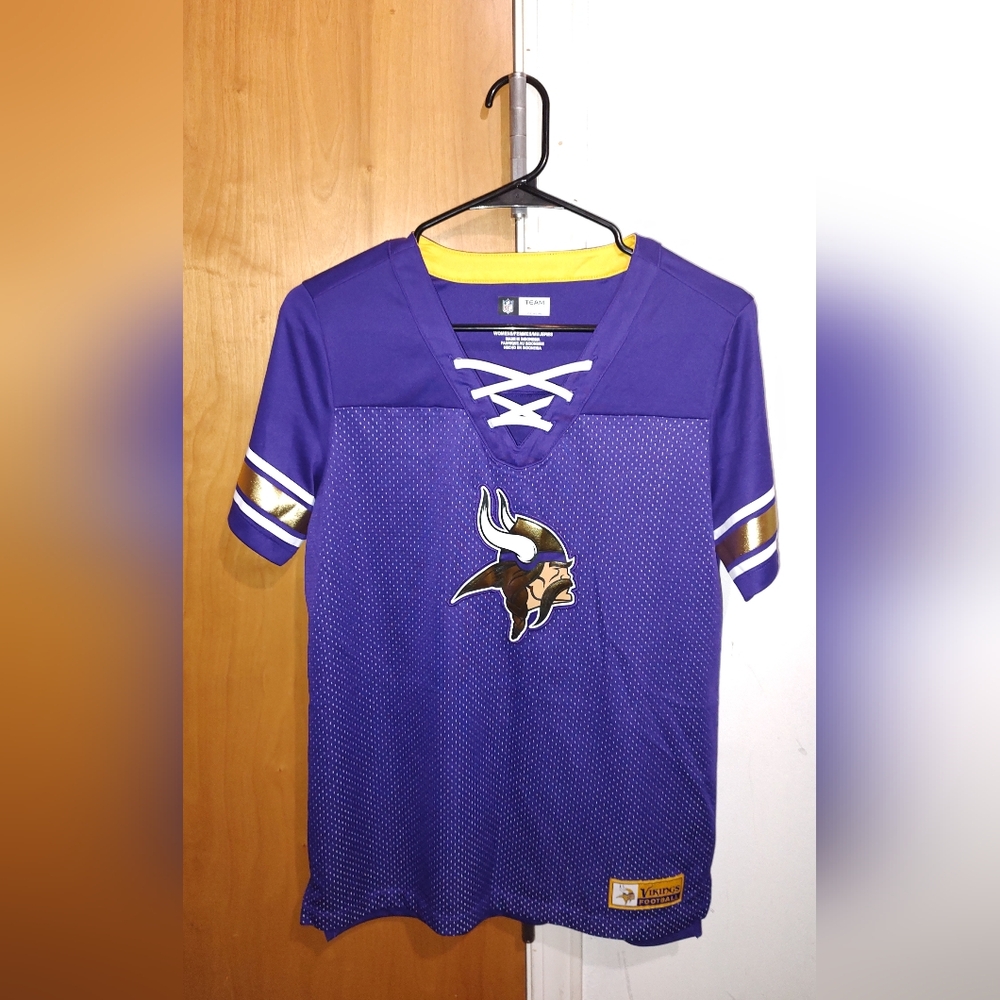 Nfl Team Apparel NFL Minnesota Vikings Mesh Women's Jersey Size M